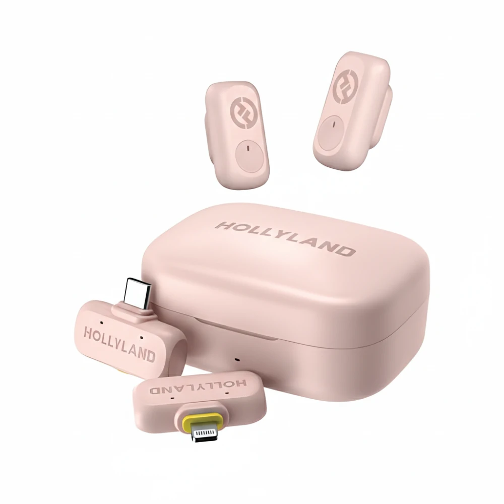 Micrófono Inalámbrico Hollyland Lark A1 Combo Pink