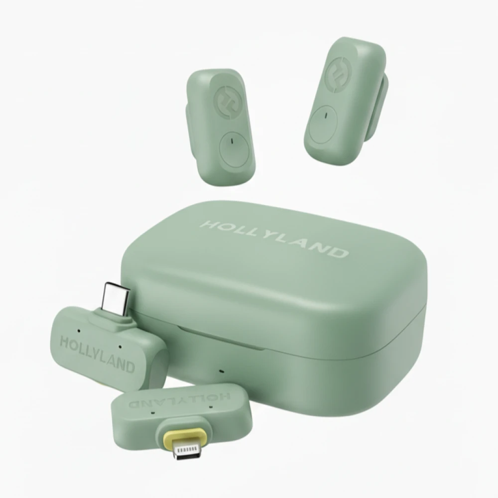 Micrófono Inalámbrico Hollyland Lark A1 Combo Green